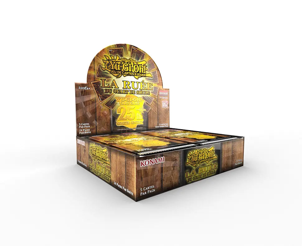 YU-GI-OH ! DISPLAY La Ruée QUART DE SIÈCLE (RA04)
