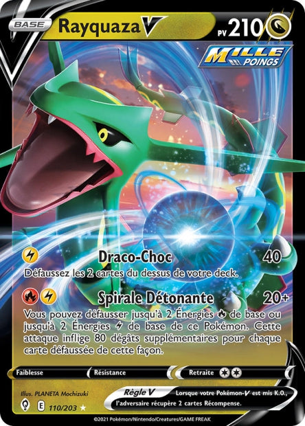 110/203 - Rayquaza-V - EB7 Evolution Celeste