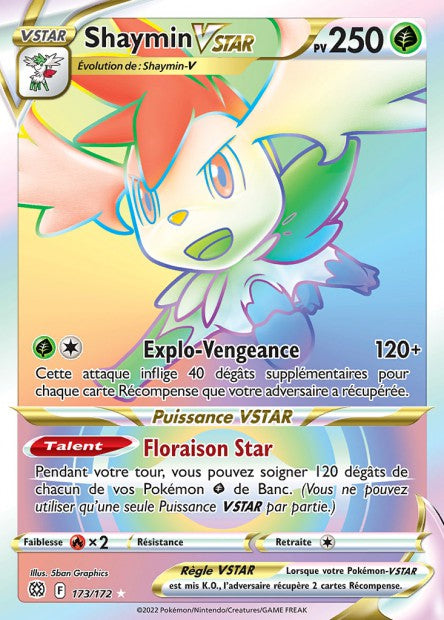 173/172 - Shaymin-VSTAR - EB9 Stars etincelantes