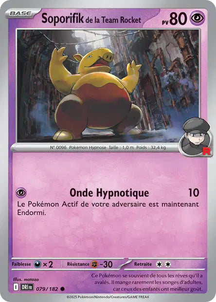 079/182 - Soporifik de la Team Rocket - EV10 Rivalités Destinées