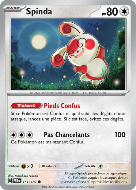 151/182 - Spinda - EV4 Faille Paradoxe