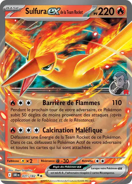 031/182 - Sulfura ex de la Team Rocket - EV10 Rivalités Destinées