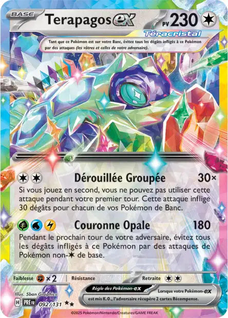 092/131 - Terapagos ex - EV8.5 Évolutions Prismatiques