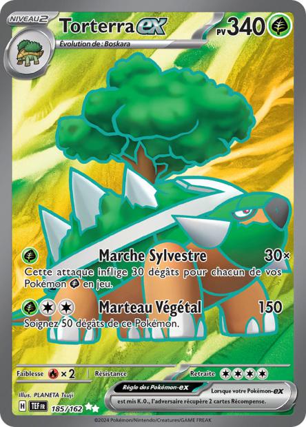 185/162 - Torterra ex - EV5 Forces Temporelles