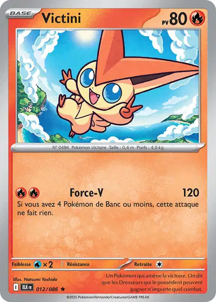012/086 - Victini - EV10.5 Foudre Noire