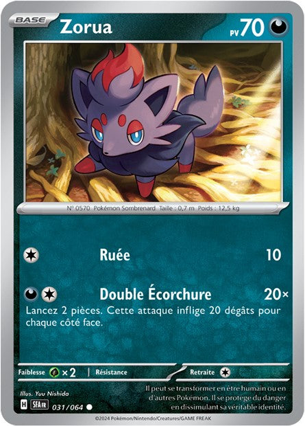 031/64 - Zorua - EV6.5 Fable Nébuleuse