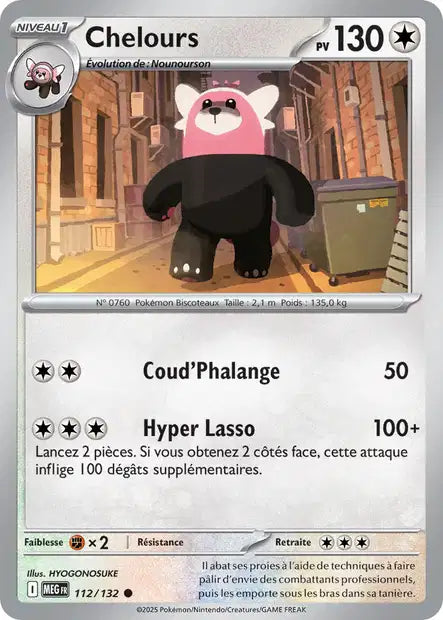 112/132 - Chelours - ME01 Méga-Évolution