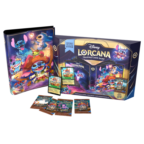 Coffret Cadeau Stitch Collector - Disney Lorcana - Chapitre 6 - La Mer Azurite 🇫🇷