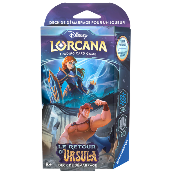 Deck de Démarrage Anna & Hercules - Disney Lorcana - Chapitre 4 - Le retour d'Ursula 🇫🇷