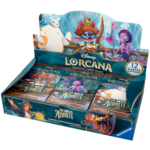 Display de 24 boosters - Disney Lorcana - Chapitre 6 - La Mer Azurite 🇫🇷