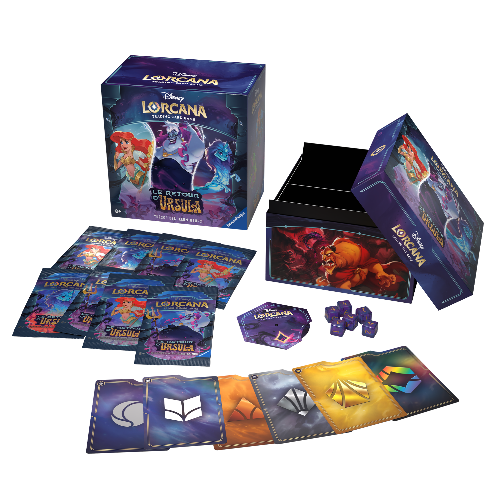 Coffret Collector - Trésors des Illumineurs - Disney Lorcana - Chapitre 4 - Le Retour d'Ursula 🇫🇷