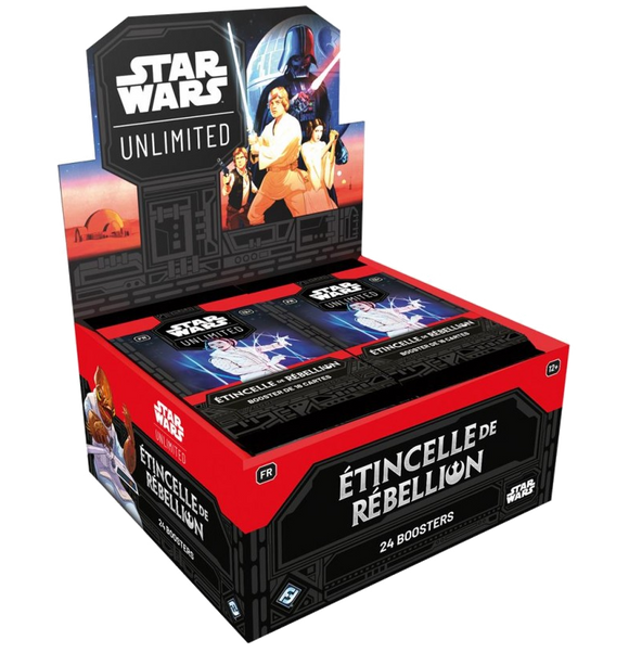 Display de 24 boosters - Star Wars Unlimited - Étincelle de Rébellion FR