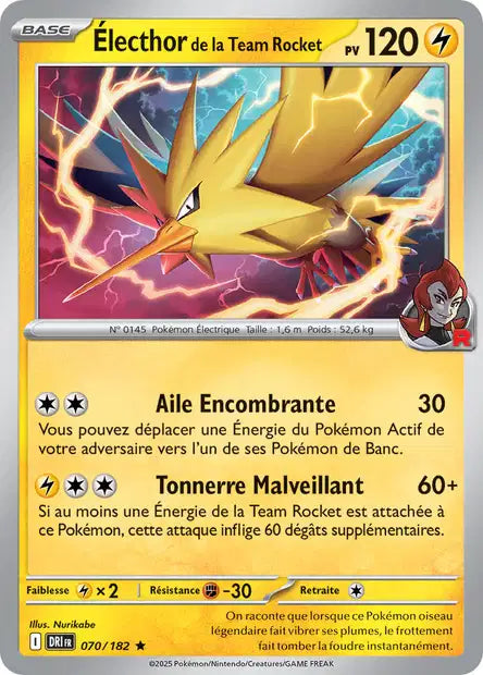 070/182 - Electhor de la team rocket - EV10 Rivalités Destinées