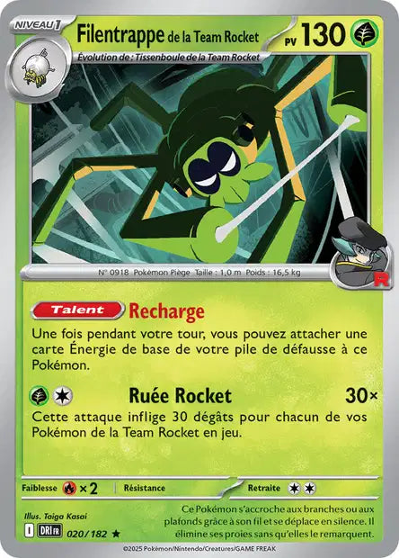 020/182 - Filentrappe de la team rocket - EV10 Rivalités Destinées
