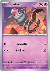 090/197 - Spoink - EV03 Flammes Obsidiennes