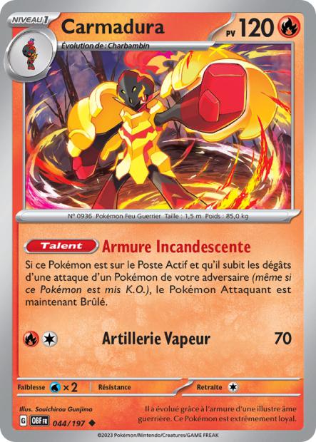 044/197 - Carmadura - EV03 Flammes Obsidiennes