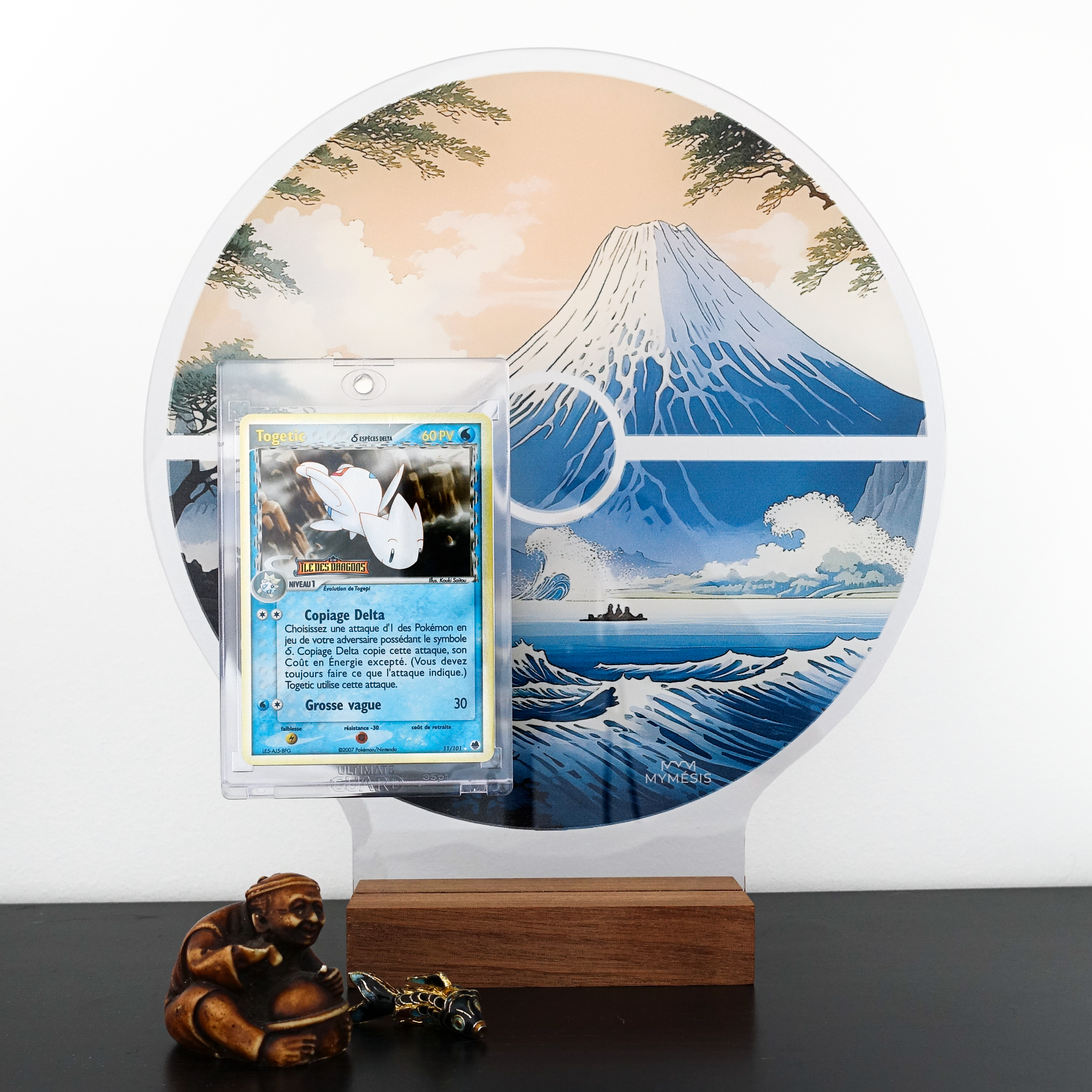 Porte carte Pokémon - Myméball : Grande montagne de Kanagawa