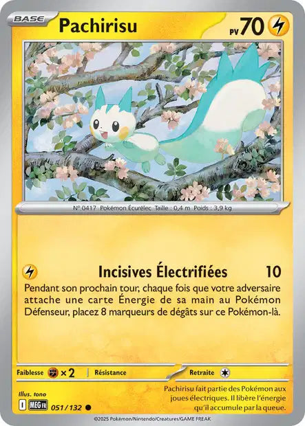 051/132 - Pachirisu - ME01 Méga-Évolution