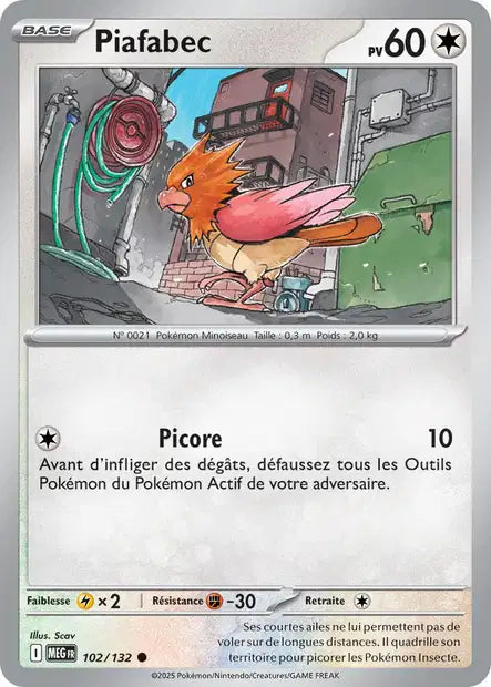 102/132 - Piafabec - ME01 Méga-Évolution