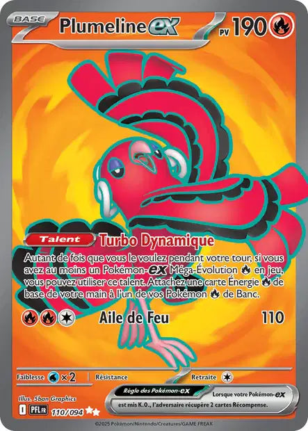 110/94 - Plumeline-ex - ME02 Flammes Fantasmagoriques
