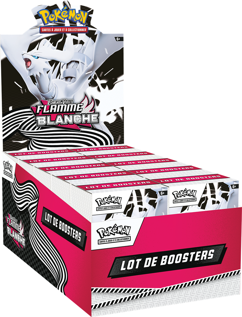 Display de 10 bundle 6 boosters - Écarlate et Violet - Flamme Blanche EV10.5 🇫🇷