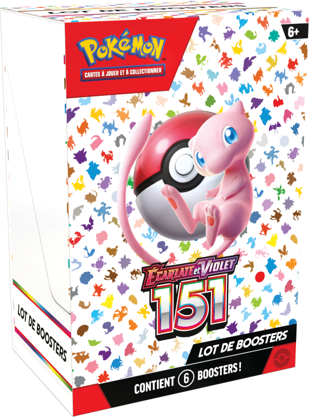 Bundle 6 boosters EV3.5 - Écarlate et Violet : 151 🇫🇷