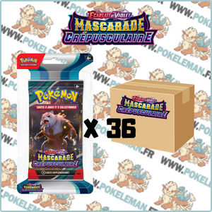 Carton de 36 boosters sous blister - EV06 Ecarlate et Violet - Mascarade Crépusculaire 🇫🇷