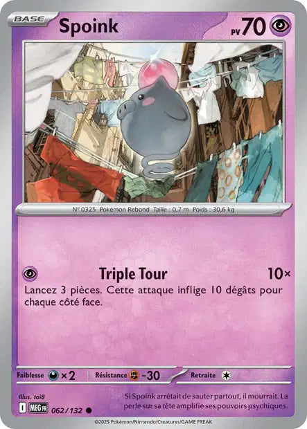 062/132 - Spoink - ME01 Méga-Évolution