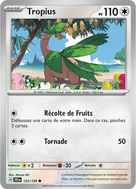 123/159 - Tropius - EV9 Aventures Ensemble