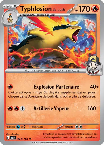 034/182 - Typhlosion  de luth - EV10 Rivalités Destinées