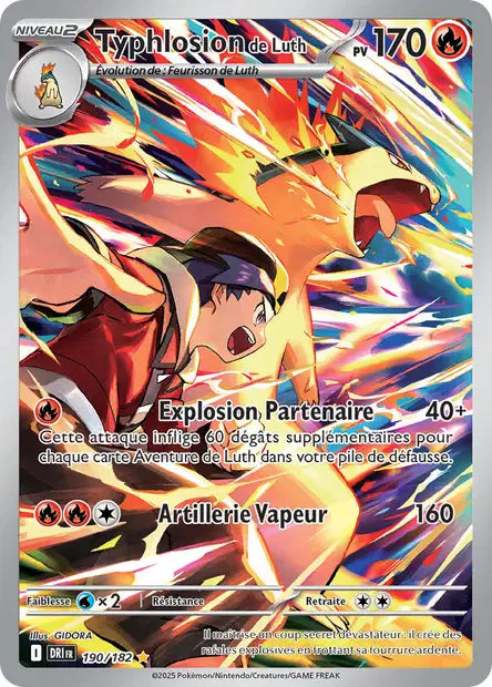 190/182 - Typhlosion de Luth - EV10 Rivalités Destinées