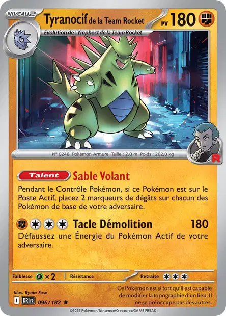 096/182 - Tyranocif de la team rocket - EV10 Rivalités Destinées