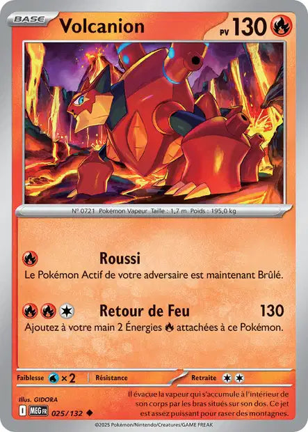 025/132 - Volcanion - ME01 Méga-Évolution