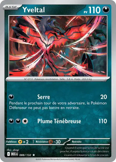 088/132 - Yveltal - ME01 Méga-Évolution