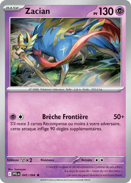 045/94 - Zacian - ME02 Flammes Fantasmagoriques