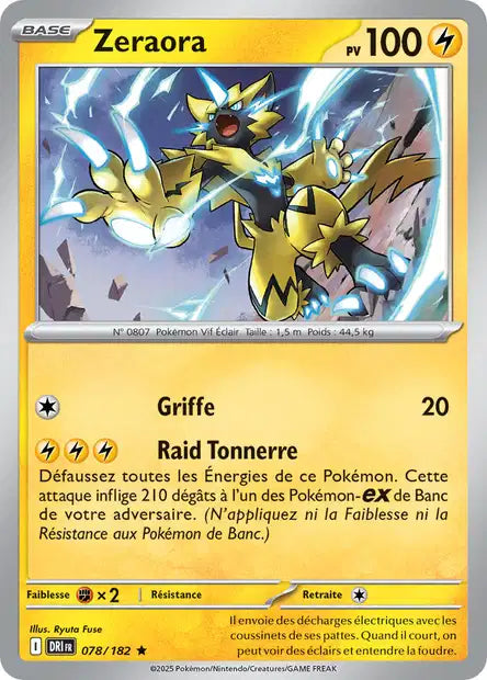 078/182 - Zeraora - EV10 Rivalités Destinées