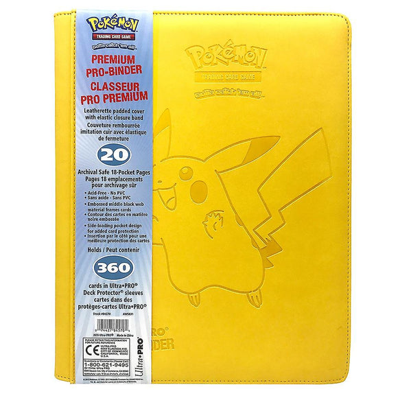 Pro Binder Premium 9 Cases - Pikachu