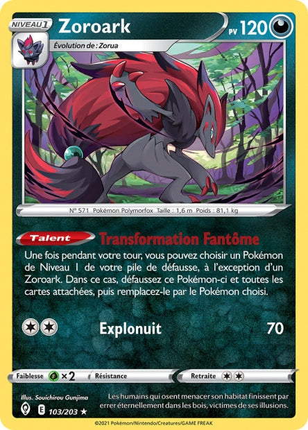 103/203 -  Zoroark - EB7 Evolution Celeste