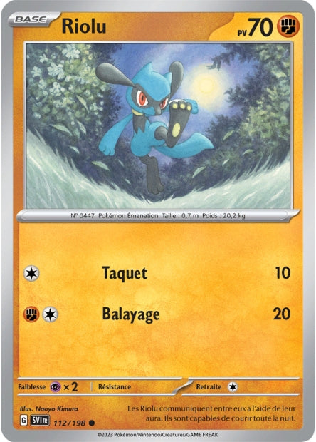 112/198 - Riolu - EV1 Écarlate et Violet