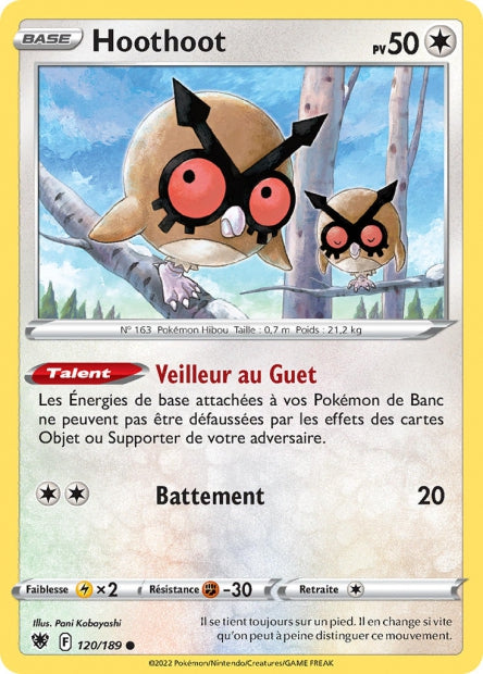 120/189 - Hoothoot - EB10 Astres Radieux