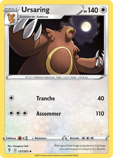 127/203 - Ursaring - EB7 Evolution Celeste