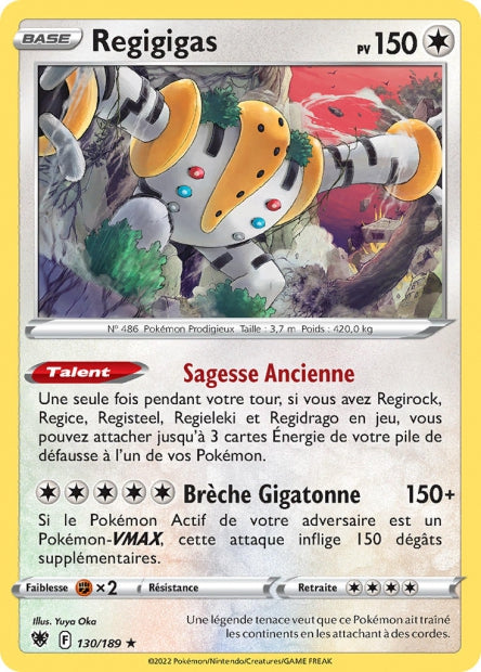 130/189 - Regigigas - EB10 Astres Radieux