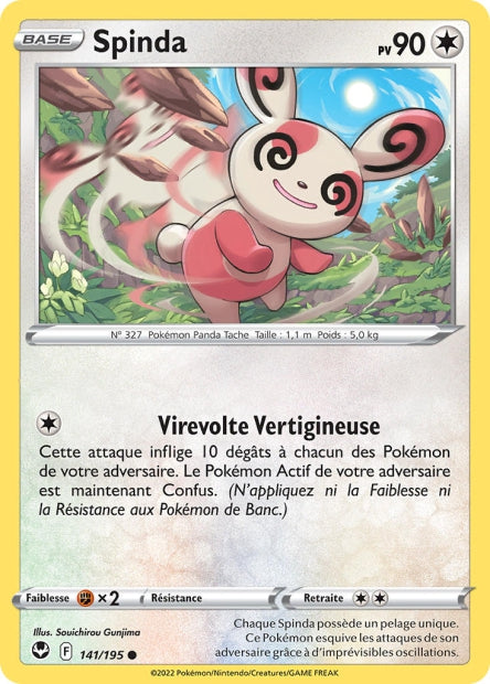 141/195 - Spinda - EB12 Tempête Argentée