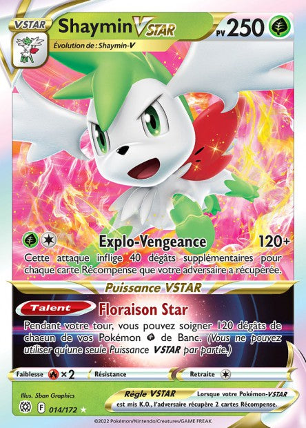 014/172 - Shaymin-VSTAR - EB9 Stars etincelantes