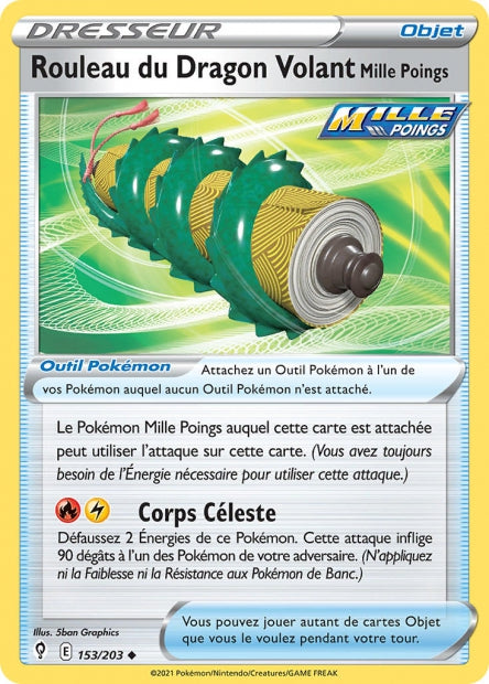 153/203 - Rouleau du Dragon Volant Mille Poings - EB7 Evolution Celeste