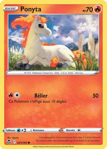 021/195 - Ponyta - EB12 Tempête Argentée