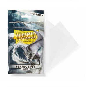 Dragon Shield - Sleeves - Standard x100 - Perfect Size - Transparent