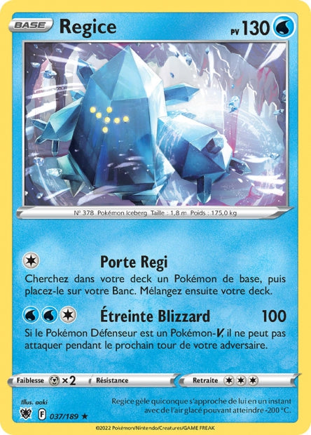 037/189 - Regice - EB10 Astres Radieux