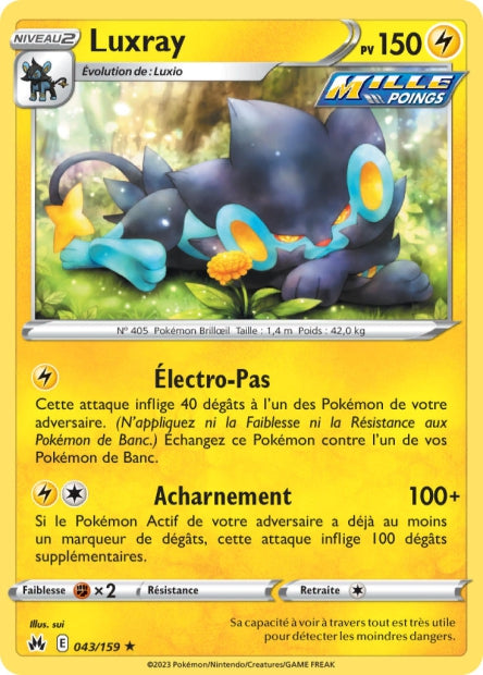 043/159 - Luxray - EB12.5 Zénith Suprême