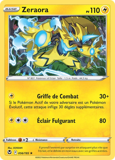 056/195 - Zeraora - EB12 Tempête Argentée